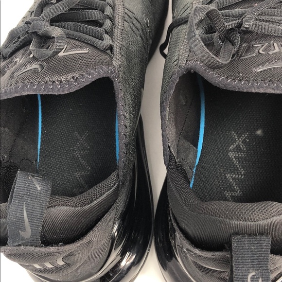 Nike Air Max 270 Triple Black AH8050-005 Men’s Running Sneakers - Size 11.5 - Picture 11 of 12